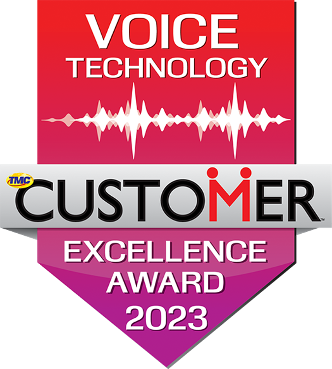 Voice Technology Customer Excellence Award 23
