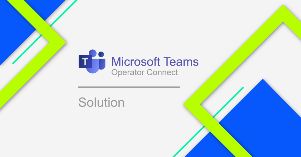 Operador de Microsoft Teams Connect