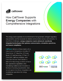 How CallTower Supports Energy Companies with Comprehensive Integrations