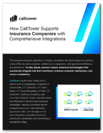 How CallTower Supports Insurance Companies with Comprehensive Integrations