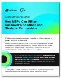 How MSPs Can Utilize CallTower’s Solutions and Strategic Partnerships
