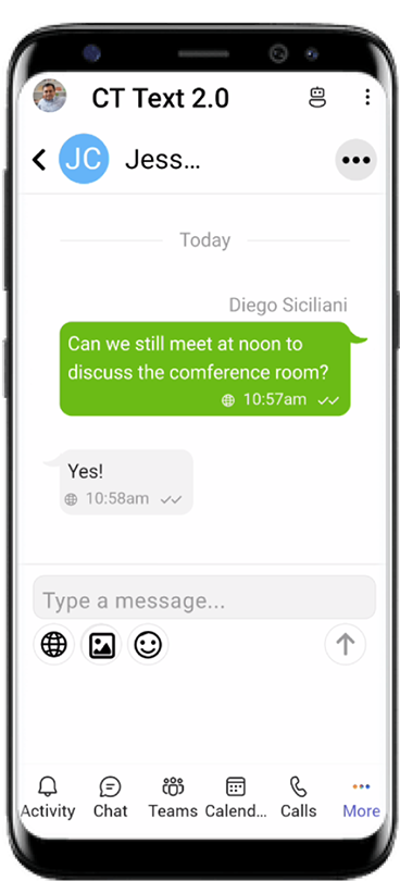 CT Text for Teams