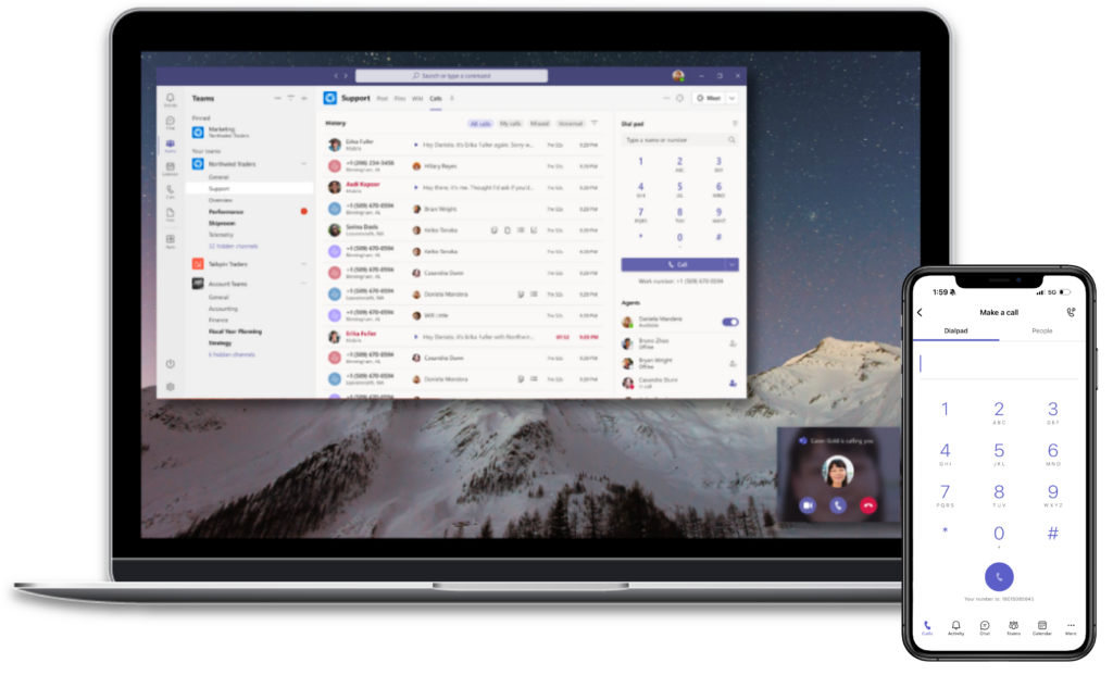 Opertor Connect Mockup